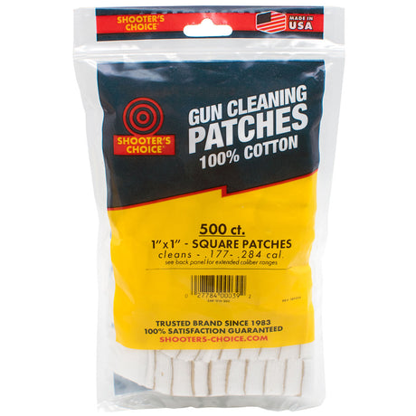 Shooters Choice Cleaning Patches 1 in. 500 pk. | Shooter's Choice