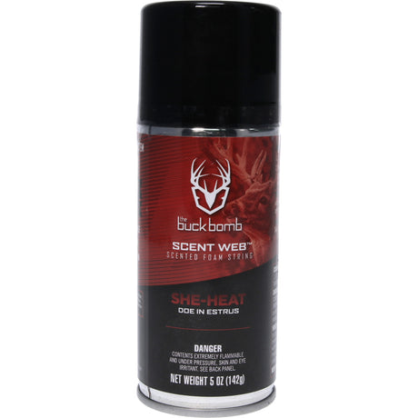Buck Bomb Scent Web Foam Spray She Heat Doe in Estrus | Hunters Specialties