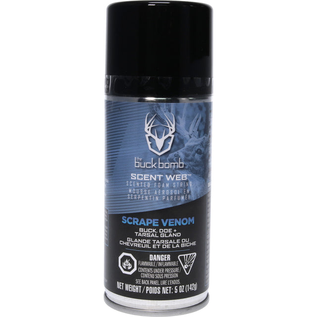 Buck Bomb Scent Web Foam Spray Scrape Venom | Hunters Specialties