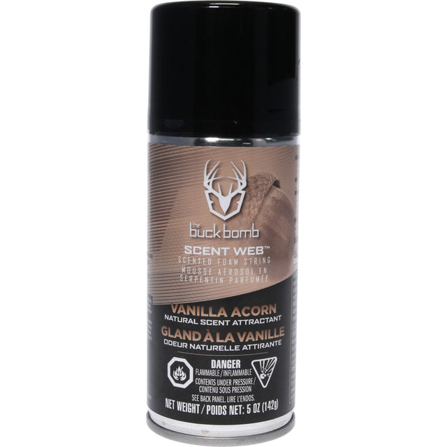 Buck Bomb Scent Web Foam Spray Vanilla Acorn | Hunters Specialties