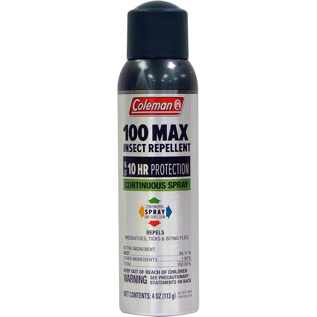 Coleman Max Insect Repellent 4oz-100% Deet Continuous Spray | Coleman
