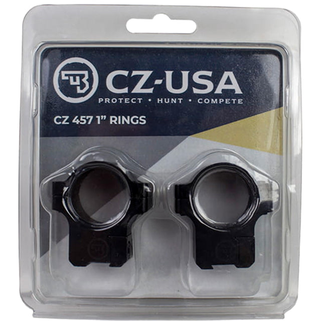 CZ 457/455 Scope Rings 1 in. 11mm Dovetail, Height 0.575in. Fits 457, 455 | CZ