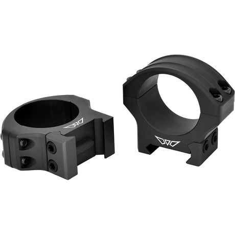 Warne Hyperlite Scope Rings Matte Black 30mm Low | Warne