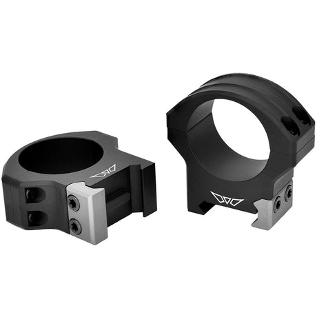 Warne Hyperlite Scope Rings Matte Black 30mm Medium | Warne