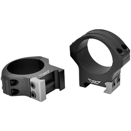 Warne Hyperlite Scope Rings Matte Black 34mm Medium | Warne