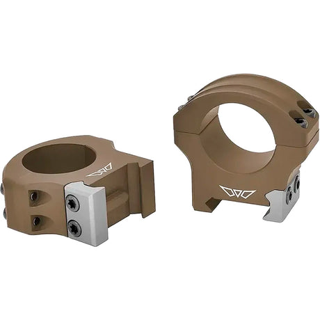 Warne Hyperlite Scope Rings Dark Earth 30mm Medium | Warne