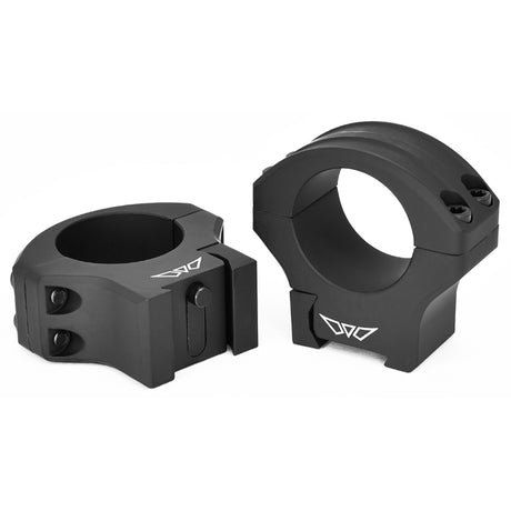 Warne Hyperlite Tikka Scope Rings Matte Black 1 inch Tikka Medium | Warne