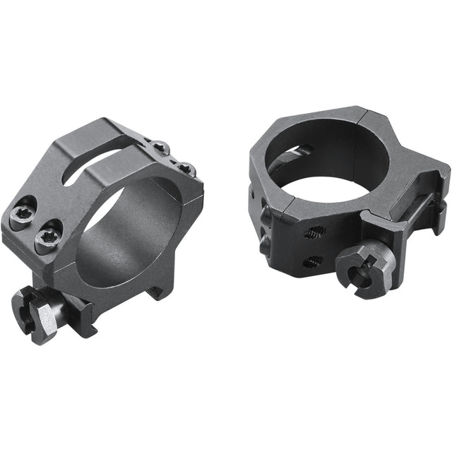Weaver Classic 4Hole Skeleton Rings Matte Black 30mm Low Clamshell Pack | Weaver