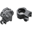 Weaver Classic 4Hole Skeleton Rings Matte Black 1" XHigh Clamshell Pack | WEAVER MOUNTS