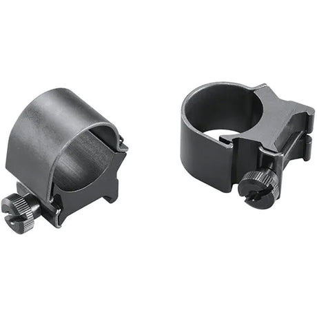 Weaver Classic Top Mount Rings Matte Black 1" Medium Clamshell Pack | Weaver