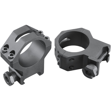 Weaver Tactical 4Hole Picatinny Ring Matte Black 30mm High Clamshell Pack | Weaver