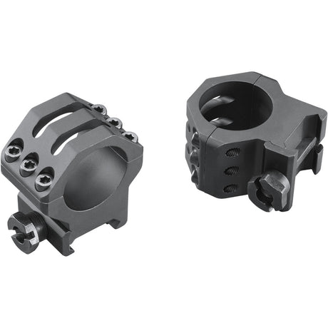 Weaver Tactical 6Hole Picatinny Ring Matte Black 1" High Clamshell Pack | Weaver