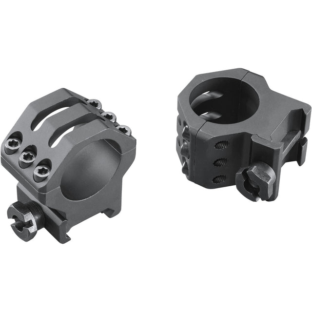 Weaver Tactical 6Hole Picatinny Ring Matte Black 1" High Clamshell Pack | Weaver