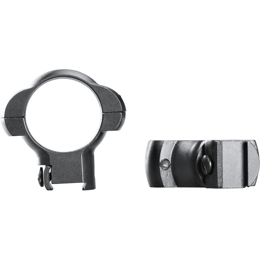 Weaver Grand Slam Rimfire Steel Rings Matte Black 1" .22 Style High Clamshell Pack | Weaver