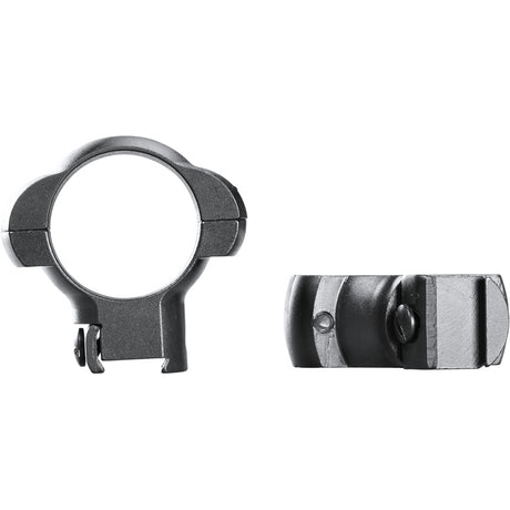 Weaver Grand Slam Rimfire Steel Rings Matte Black 1" .22 Style High Clamshell Pack | Weaver