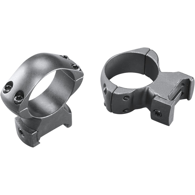 Weaver Grand Slam Steel Rings Matte Black 30mm High Clamshell Pack | Weaver