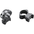 Weaver Grand Slam Steel Rings Matte Black 1" XHigh Clamshell Pack | Weaver