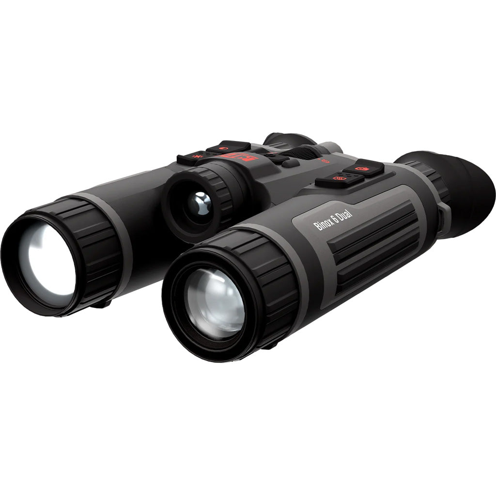 ATN Binox 6 Dual 384 LRF Thermal Binoculars 5.5-44, 384X288 BLKw/Day,Night,Twilight 4K UHD&LRF | ATN