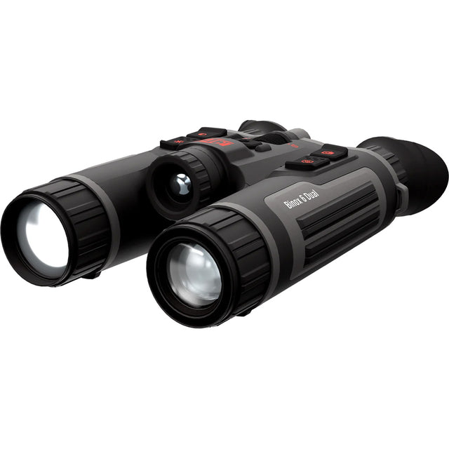 ATN Binox 6 Dual 384 LRF Thermal Binoculars 5.5-44, 384X288 BLKw/Day,Night,Twilight 4K UHD&LRF | ATN