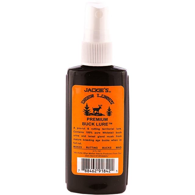 Jackies Premium Buck w/Sprayer 2 oz. | Jackies Deer Lures