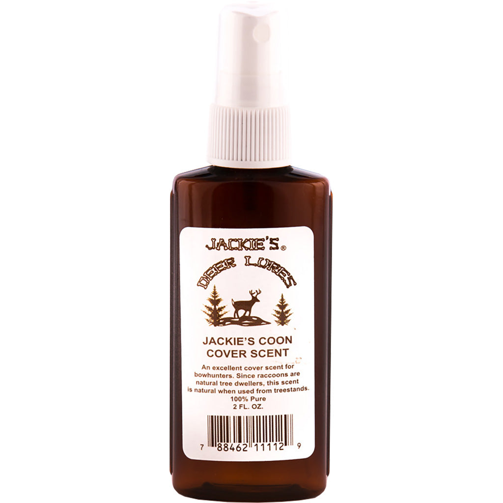 Jackies Raccoon Cover Scent w/Sprayer 2 oz. | Jackies Deer Lures