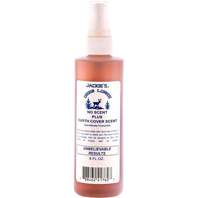 Jackies No Scent Plus Earth w/Sprayer 8 oz. | Jackies Deer Lures