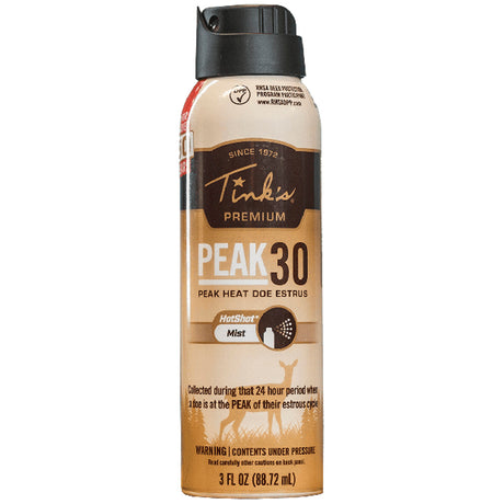 Tinks PEAK30 Premium Doe Estrus Hot Shot Mist 3 oz. | Tinks
