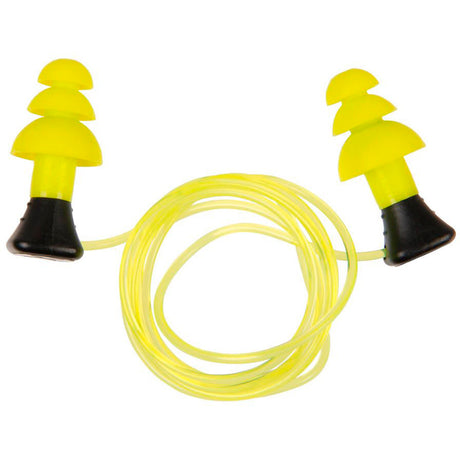 ULTRX Tethered Silicone Ear Plugs Yellow 3 pr. | Allen