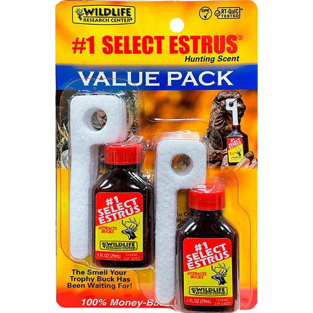 Wildlife Research #1 Select Estrus Combo 2 1 oz. bottles | Wildlife Research