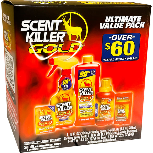Wildlife Research Scent Killer Gold Ultimate Pack | Wildlife Research