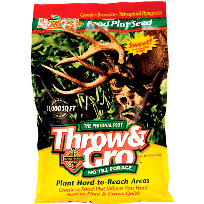 Evolved Throw & Gro Seed w/ Clover 5 lb. | Evolved Habitats