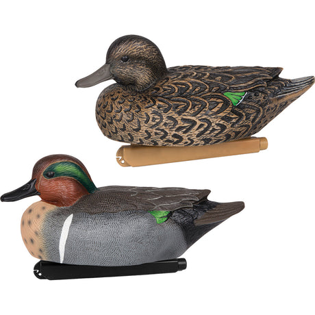 Zink Floater Duck Decoys Green Wing Teal 6 pk. | Zink Calls