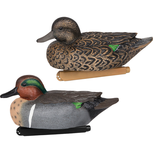 Zink Floater Duck Decoys Green Wing Teal 6 pk. | Zink Calls