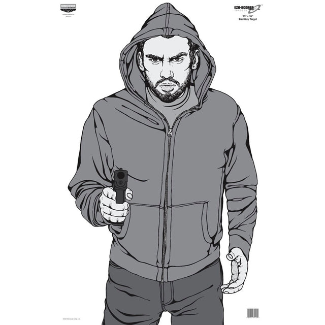Birchwood Casey Eze-Scorer Bad Guy Target 23 x 35 in. 100 Pack | Birchwood Casey