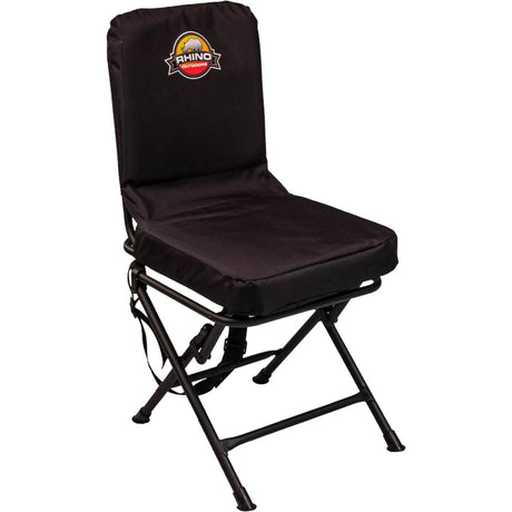 Rhino Blind Foldable Swivel Chair Black | Rhino Blind