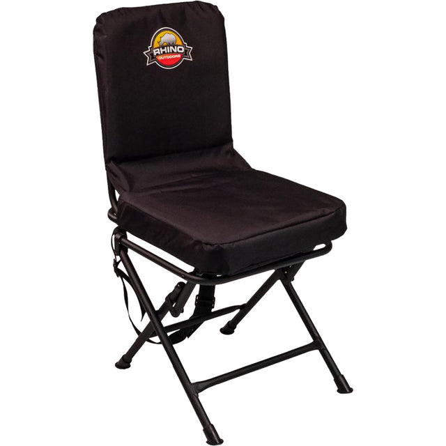 Rhino Blind Foldable Swivel Chair Black | Rhino Blind