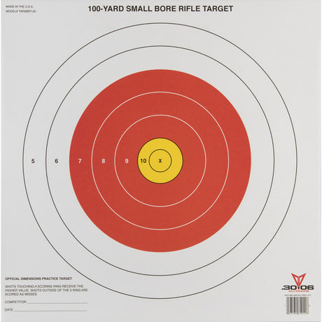 30-06 Small Bore Rifle Target 20 pk. | 30-06