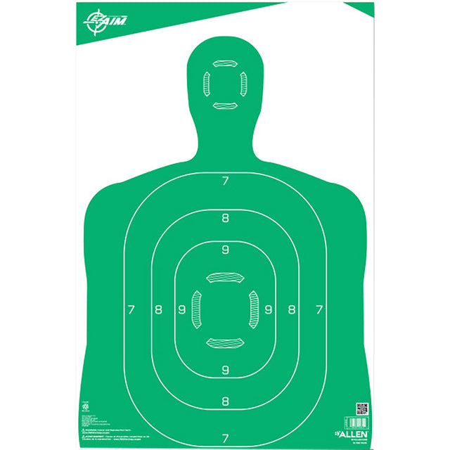 EzAim Silhouette Paper Target Green 12x18 10 pk. | EZ-AIM