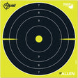 EzAim Splash Bullseye Paper Target 8x8 25 pk. | Allen