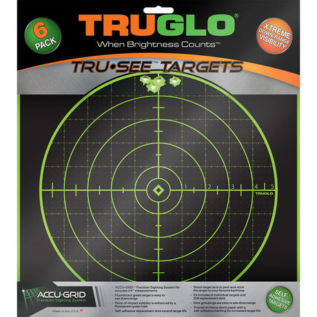 TruGlo TruSee Splatter 100 Yard Target Green 12x12 6 pk. | TruGlo