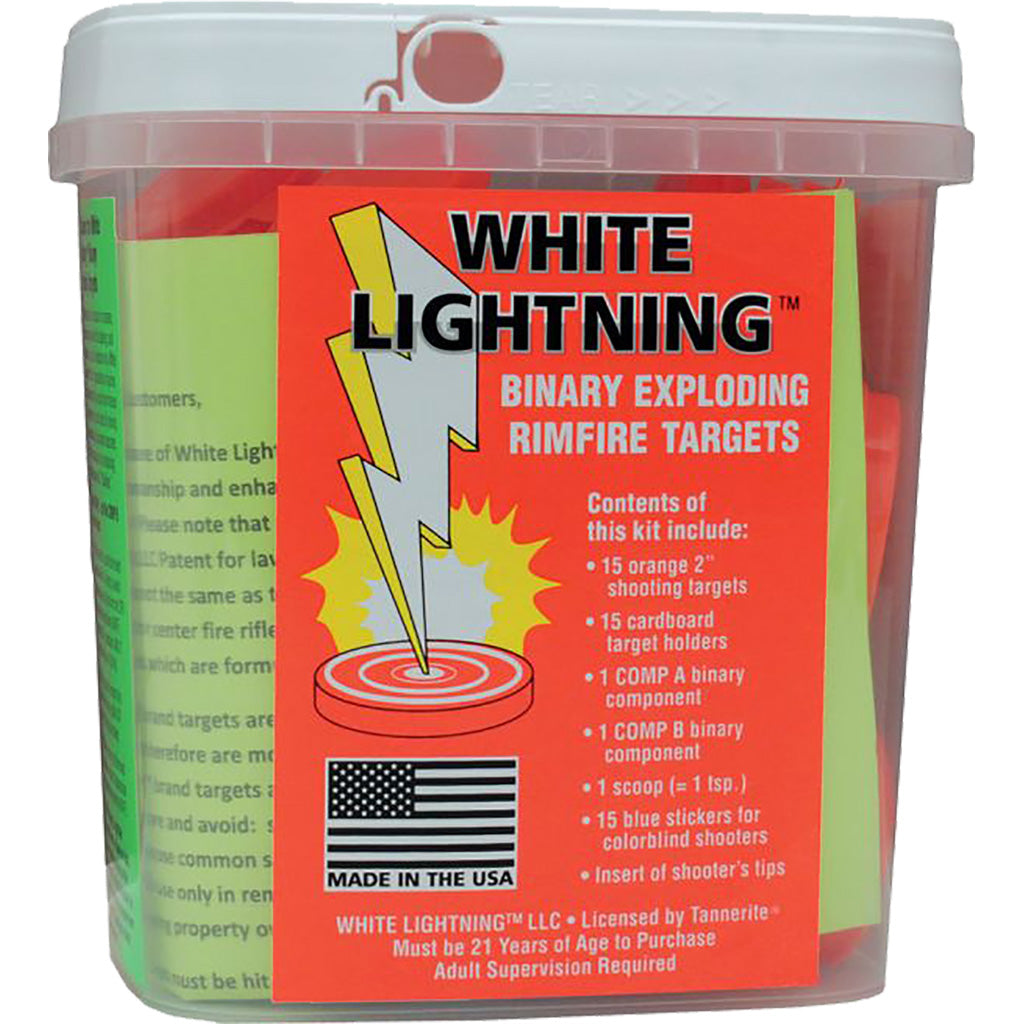 Tannerite White Lightning Rimfire Target 15 pk. | Tannerite Sports