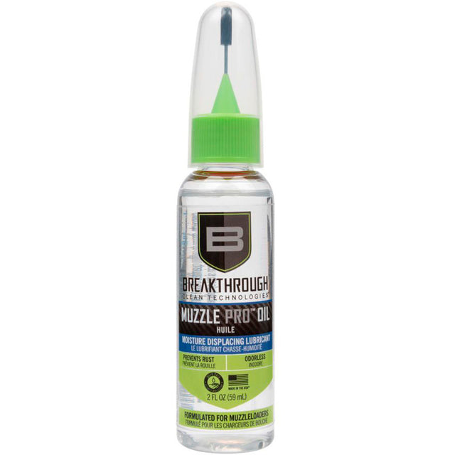 Breakthrough MuzzlePro Oil Bottle With Needle Tip 2oz | Breakthrough