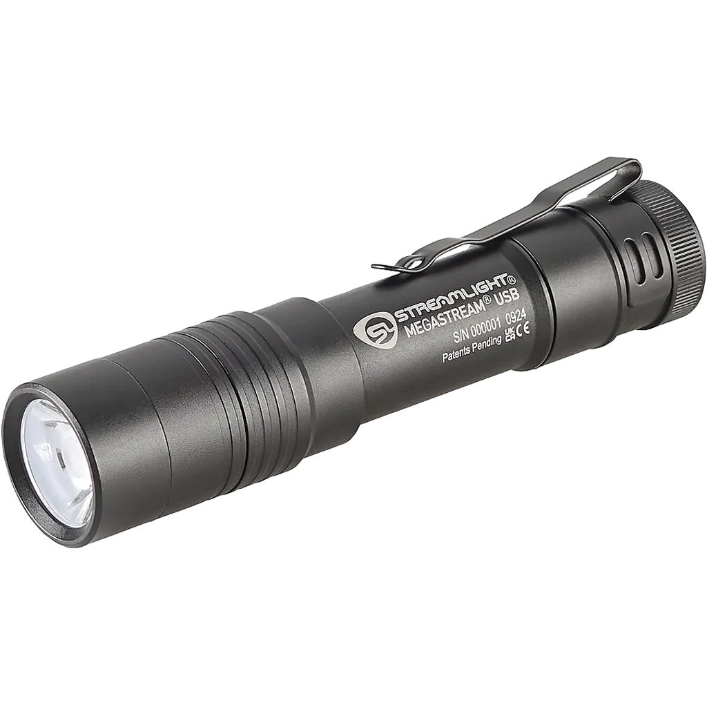 Streamlight Megastream Rechargeable USB Flashlight 1800 Lumen Adjustable w/Battery & Cable | Streamlight