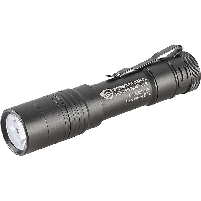 Streamlight Megastream Rechargeable USB Flashlight 1800 Lumen Adjustable w/Battery & Cable | Streamlight