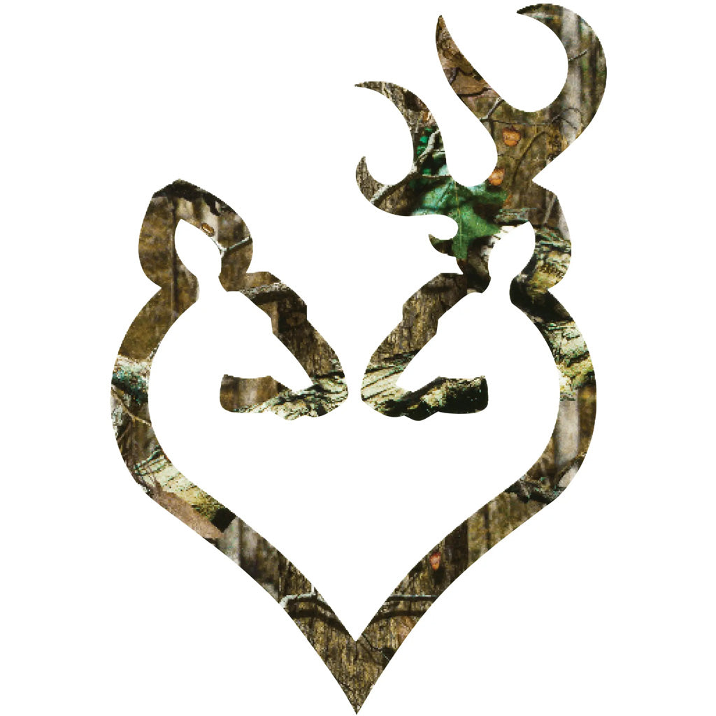 Browning Buck-Heart Decal 6in Camo | Browning