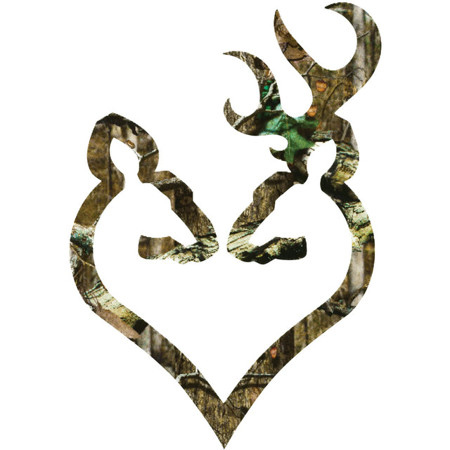 Browning Buck-Heart Decal 6in Camo | Browning