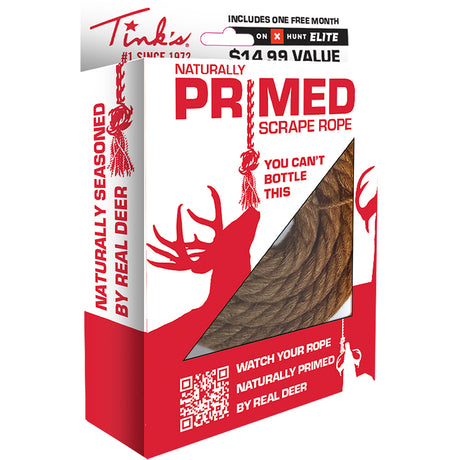 Tinks Primed Scrape Rope 32in | Tinks