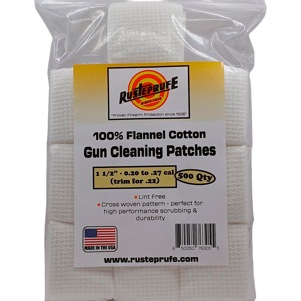 Rusteprufe 1.5" Flannel Cotton Cross Woven Patches 500ct | Rusteprufe