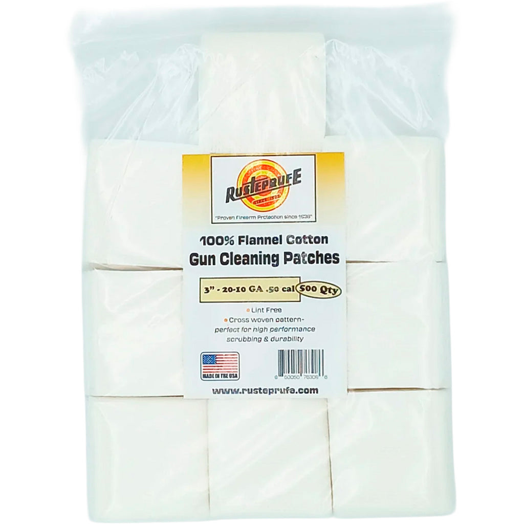 Rusteprufe 3" Flannel Cotton Cross Woven Patches 500ct | Rusteprufe
