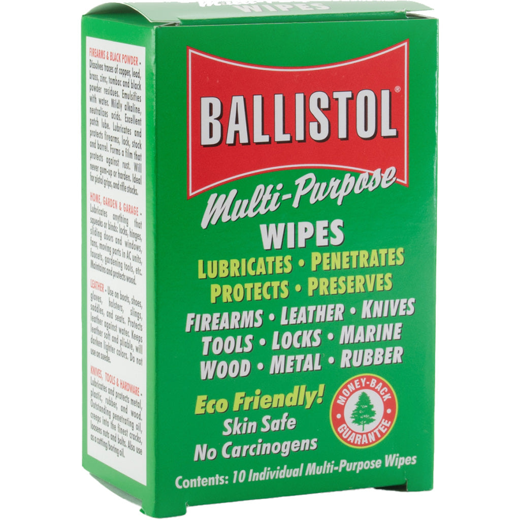 Ballistol Multi-Purpose Oil Wipes 10ct | Ballistol